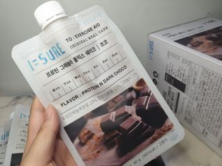 다미즐 [아이슈어] 맛있는 관리의 시작 그래놀라 풀믹스 쉐이크 4종 택 1/7일분/초콜릿, 고구마, 곡물, 바나나 — 5점을 준 리뷰어가 2021년 4월 올린 사용 사진