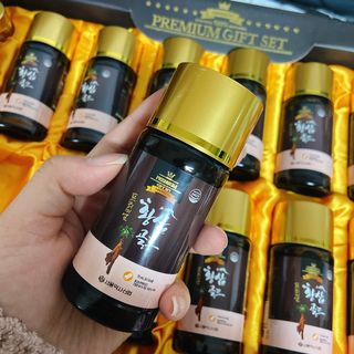 서울약사신협_프리미엄황삼골드_3.75g x 12환+75mgx12병 — 5점을 준 리뷰어가 2021년 2월 올린 사용 사진