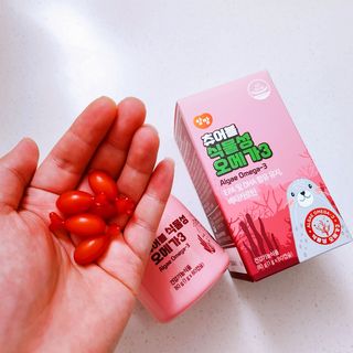 앙팡 츄어블 식물성 오메가3 1000mg x 80캡슐 — 5점을 준 리뷰어가 2022년 10월 올린 사용 사진