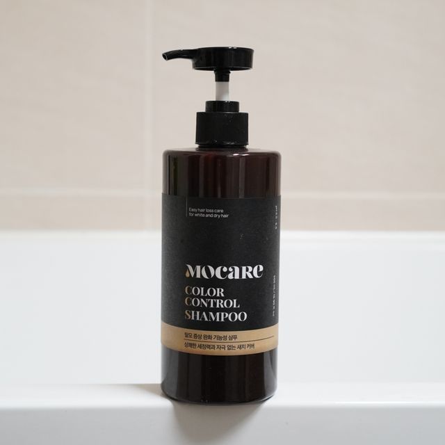 모케어 컨트롤 샴푸 500ml 리뷰 사진