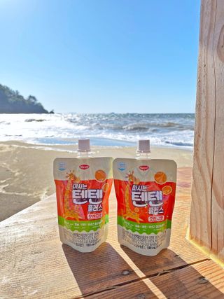 프리캠페인용 [한미사이언스] 우리 아이 튼튼, 엄마 마음 든든! 마시는텐텐 플러스 (100ml*10입) — 5점을 준 리뷰어가 2023년 10월 올린 사용 사진