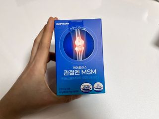 [경남제약헬스케어]케어플러스 관절엔 MSM 1000mg 60정/1개월분/관절/뼈/연골 영양/비타민D+아연/1일2정 — 5점을 준 리뷰어가 2024년 1월 올린 사용 사진