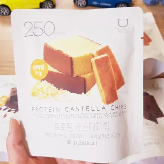 신상품) 딜라이트 프로젝트 프로틴  브라우니칩/ 카스테라칩 총 6EA — 4점을 준 리뷰어가 2022년 5월 올린 사용 사진