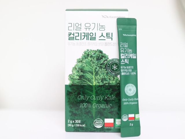 프리 미션 [광동] 리얼 유기농 컬리케일 스틱 (2 g * 30포) 리뷰 사진