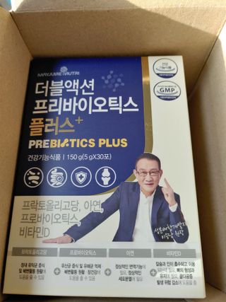 메이준뉴트리 더블액션 프리바이오틱스 플러스+ — 5점을 준 리뷰어가 2021년 3월 올린 사용 사진