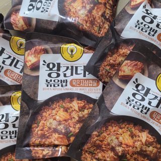 한성기업 무볼레 왕건더기 볶음밥 묵은지삼겹살 — 5점을 준 리뷰어가 2021년 10월 올린 사용 사진