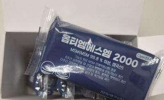 바른비타민 옵티엠에스엠2000 1박스 60포 관절 연골 복합건강기능식품 — 5점을 준 리뷰어가 2021년 6월 올린 사용 사진