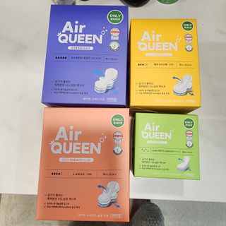 에어퀸 뉴브레스 유기농 생리대 4종 (팬티라이너 20P + 중형 10P + 대형 10P + 오버나이트 8P)_체험단 — 5점을 준 리뷰어가 2024년 6월 올린 사용 사진