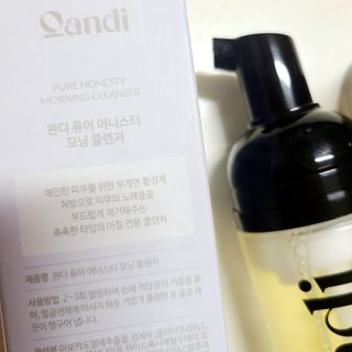 헤어플러스 콴디 아침세안제 폼클렌징 퓨어 어니스티 모닝클렌저 — 4.5점을 준 리뷰어가 2021년 7월 올린 사용 사진