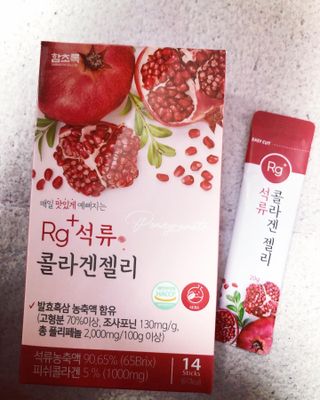 함초록 Rg+ 석류콜라겐젤리 — 5점을 준 리뷰어가 2021년 3월 올린 사용 사진