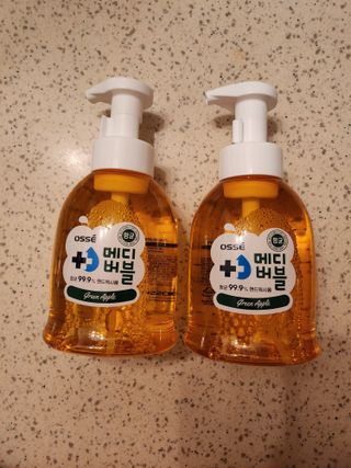 오쎄 메디버블 핸드워시폼 500ml 1+1 (그린애플향) — 5점을 준 리뷰어가 2023년 5월 올린 사용 사진