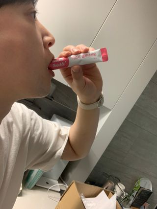 메디포스트 모비타 미쓰리 글루타치온 30포 — 3점을 준 리뷰어가 2023년 1월 올린 사용 사진