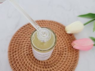 랑벨 비타 에너지 잡티 앰플 50ml 고농축 비타민, 저자극, 수분 촉촉, 미백 앰플 — 4점을 준 리뷰어가 2022년 4월 올린 사용 사진