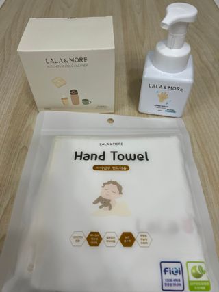 라라앤모어 핸드워시+헨드타올+키친버블클리너 — 5점을 준 리뷰어가 2022년 3월 올린 사용 사진