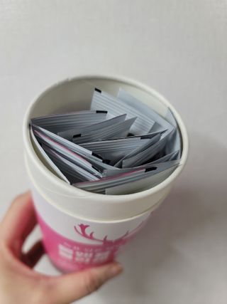 [몸엔용] 녹용 담은 탱탱 콜라겐 녹용 콜라겐 젤리 15g x 20포 — 5점을 준 리뷰어가 2022년 4월 올린 사용 사진