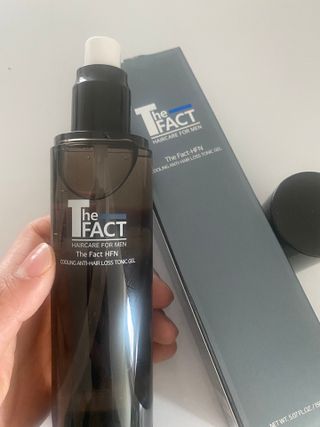 The Fact 더팩트 에이치에프엔 쿨링 안티헤어로스 토닉 젤 150ml — 5점을 준 리뷰어가 2022년 5월 올린 사용 사진
