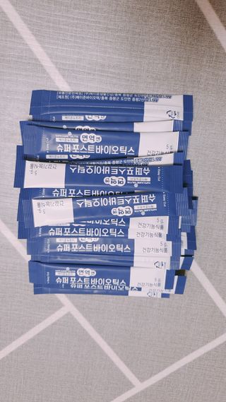 메이준뉴트리 슈퍼 포스트바이오틱스 — 5점을 준 리뷰어가 2021년 5월 올린 사용 사진