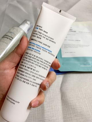 화이트리 비움 약산성 클렌징젤 ,마일드 필링젤 세트 — 5점을 준 리뷰어가 2021년 2월 올린 사용 사진