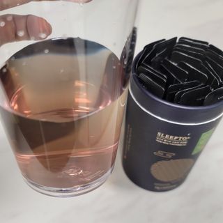 프리마인 자체 기업부설 연구소에서 찾아낸 건강한 수면의 비밀.  슬립토 플러스 30포 — 5점을 준 리뷰어가 2021년 10월 올린 사용 사진