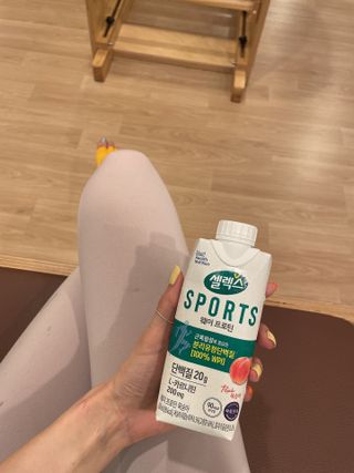 셀렉스스포츠 셀렉스 스포츠 웨이 프로틴 복숭아_ 330ml x 12팩 — 5점을 준 리뷰어가 2021년 8월 올린 사용 사진