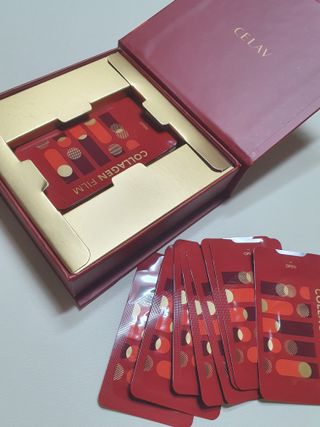 프리마인 귀족의 콜라겐, 92배 흡수율. 럭셔리 프리미엄 셀라브 콜라겐필름 30매 — 5점을 준 리뷰어가 2021년 10월 올린 사용 사진