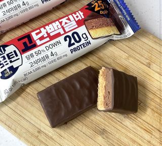 이지프로틴바 3종x각 2ea (고단백질바, 멀티단백질바, 식물성단백질바) — 5점을 준 리뷰어가 2024년 2월 올린 사용 사진