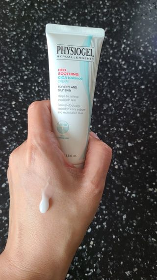피지오겔 레드수딩 시카밸런스 크림 50ml — 5점을 준 리뷰어가 2022년 4월 올린 사용 사진