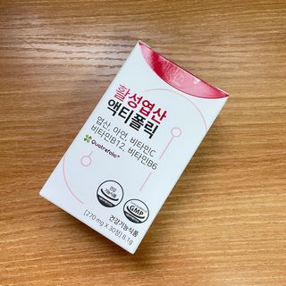 [리노브] 4세대 활성엽산 액티폴릭 270mg x 30정 — 4점을 준 리뷰어가 2022년 7월 올린 사용 사진