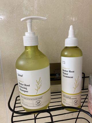 달리프 클로렐라 베러 루트 릴렉싱 샴푸 500ml — 3.5점을 준 리뷰어가 2021년 1월 올린 사용 사진