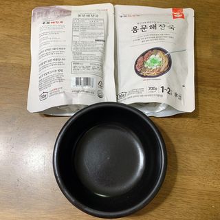 요리반상회 용문해장국 2팩 + 뚝배기 1개 — 4.5점을 준 리뷰어가 2021년 3월 올린 사용 사진