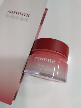 SOONWITH 바이오 수퍼 아쿠아 하이드로 젤 크림 — 5점을 준 리뷰어가 2021년 4월 올린 사용 사진