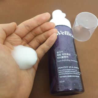 웰리카_V CARE 웰리카 락토 리프레싱 이너클렌저 — 5점을 준 리뷰어가 2021년 1월 올린 사용 사진
