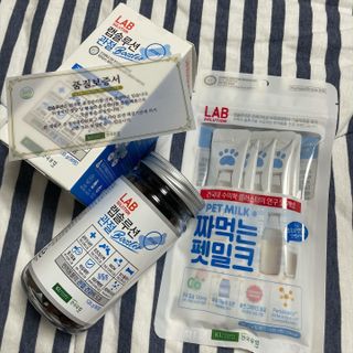 랩솔루션 강아지 영양제 3종 중 택 1 — 5점을 준 리뷰어가 2022년 6월 올린 사용 사진