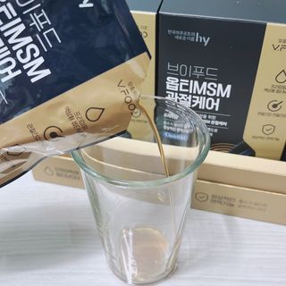 [브이푸드] 옵티MSM 관절케어 (70ml x30포) — 5점을 준 리뷰어가 2022년 6월 올린 사용 사진