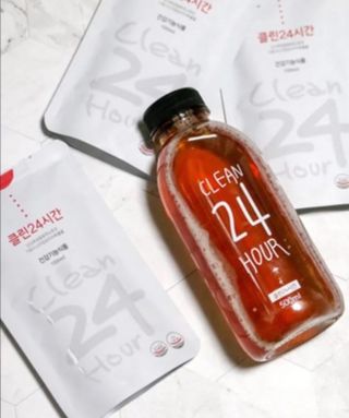 클린24시간 1BOX(5포) + 전용보틀(500ml) — 5점을 준 리뷰어가 2023년 1월 올린 사용 사진