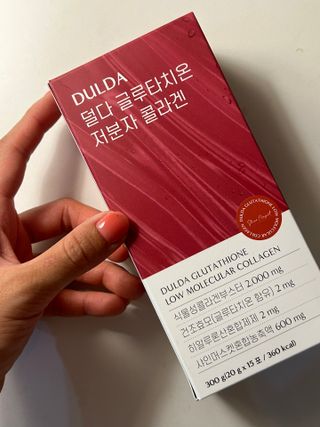 [덜다] 글루타치온 저분자 콜라겐 (20g x 15포) — 5점을 준 리뷰어가 2023년 8월 올린 사용 사진