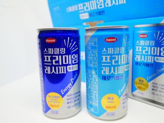 한미사이언스 [한미] 스파클링 프리미엄 레시피 (카페인, 제로카페인 2종)각5개총10개제공 — 5점을 준 리뷰어가 2025년 1월 올린 사용 사진