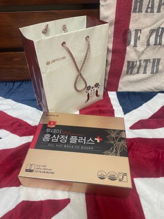 서울약사신협_투데이홍삼정플러스스틱_10g x 30포 — 5점을 준 리뷰어가 2021년 2월 올린 사용 사진