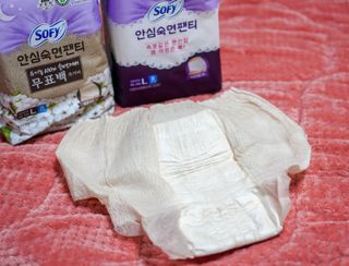 LG유니참 쏘피SOFY [SOFY] 안심숙면팬티/무표백속커버 — 5점을 준 리뷰어가 2021년 5월 올린 사용 사진