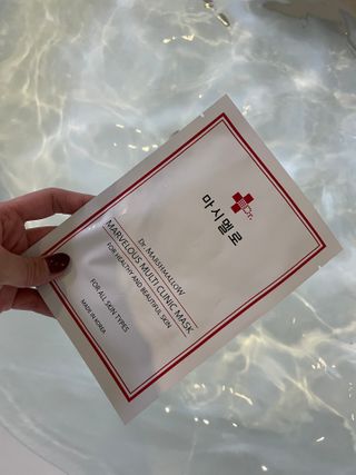 닥터마시멜로 마블러스 멀티 클리닉 마스크 — 5점을 준 리뷰어가 2021년 3월 올린 사용 사진