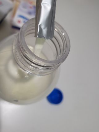 하나마이 [BEST 판매율 1위] 카스피해 유산균 종균_발효기가 필요없이 간편하게 만들어 먹는 요거트 생유산균 — 5점을 준 리뷰어가 2023년 3월 올린 사용 사진