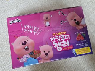 [팔도] 잔망루피젤리 믹스베리맛 42g 8개 — 4점을 준 리뷰어가 2022년 1월 올린 사용 사진