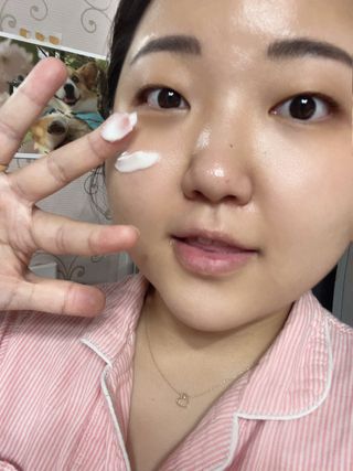 GINGER6 에너자이징 펩티 크림 — 5점을 준 리뷰어가 2021년 12월 올린 사용 사진