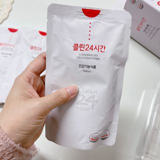 클린24시간 1BOX(5포) + 전용보틀(500ml) — 5점을 준 리뷰어가 2023년 1월 올린 사용 사진