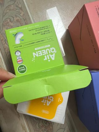 에어퀸 뉴브레스 유기농 생리대 4종 (팬티라이너 20P + 중형 10P + 대형 10P + 오버나이트 8P)_체험단 — 5점을 준 리뷰어가 2024년 6월 올린 사용 사진