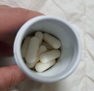 메디타민 인체유래 비피더스 포스트 프로바이오틱스 — 5점을 준 리뷰어가 2021년 2월 올린 사용 사진