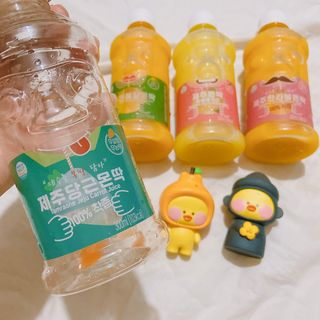 탐라원 제주의 맛, 몬딱주스 4종세트 - 한라봉몬딱주스, 천혜향몬딱주스, 청귤에이드, 당근몬딱주스 — 5점을 준 리뷰어가 2021년 8월 올린 사용 사진