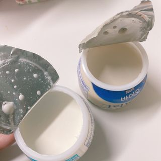 매일바이오 그릭요거트 오리지널 플레인 4개, 로스터리 커피믹스 4개 — 4점을 준 리뷰어가 2021년 12월 올린 사용 사진