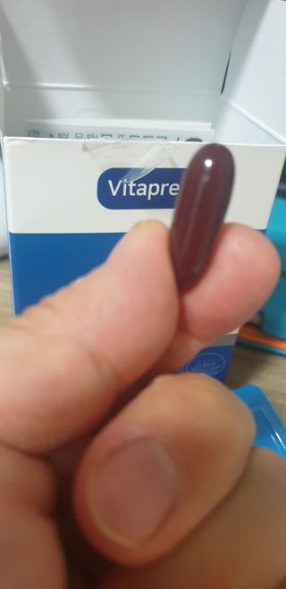뉴트리션팩토리 비타프렙 오큐슈프림 루테인 오메가3 1050mg — 5점을 준 리뷰어가 2021년 10월 올린 사용 사진