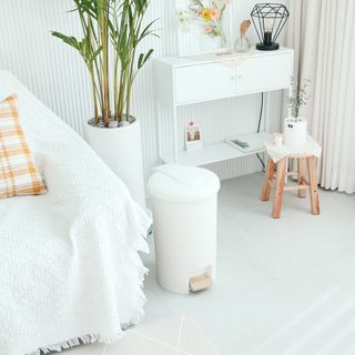 창신리빙 [블랑 휴지통 5종] 똑똑한 정리 수납 — 5점을 준 리뷰어가 2021년 1월 올린 사용 사진